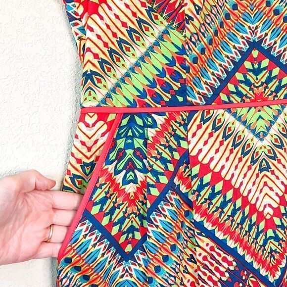 NEW! Ellen Tracy Vibrant A-Line Dress with Pockets, Size 10 - Picture 2 of 5